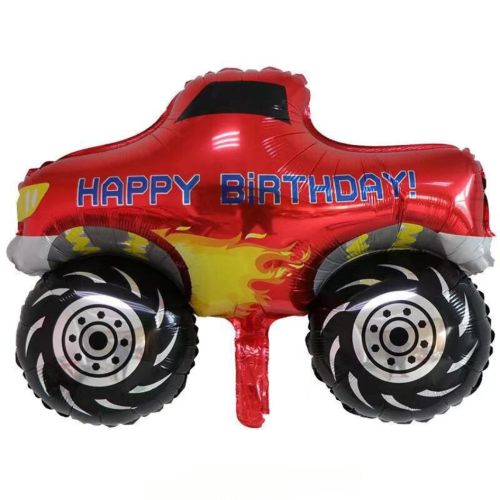 Шар фольгированный фигурный 75х58 см Монстр трак Hot wheels Красный Шар фольгированный фигурный 75х58 см Монстр трак Hot wheels Красный