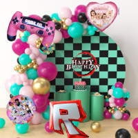 Набор 100 шаров для арки фотозоны Roblox Роблокс игра Розовый