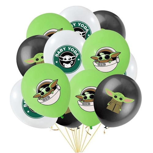 Шары латекс 12" 30 см с рисунком Йода Звездные войны Ассорти Упаковка 10 шт Шары латекс 12" 30 см с рисунком Йода Звездные войны Ассорти Упаковка 10 шт