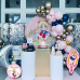 Набор 75 шаров для арки фотозоны Сейлор Мун Сила тиары Sailor Moon Розовый и шампань