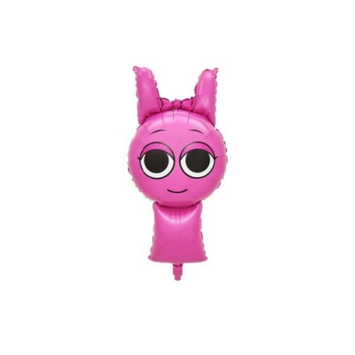 Шар фольгированный фигурный 42x89 см Pinki Спрунки Sprunki Розовый