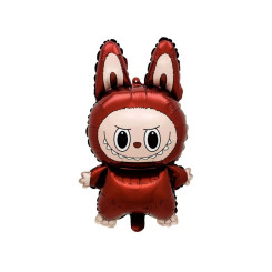 Шар фольгированный фигурный 66x38 см Labubu Лабубу Коричневый