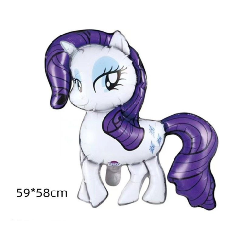 Шар фольгированный фигурный 59х58 см Пони Рарити My Little Pony Фиолетовый Шар фольгированный фигурный 59х58 см Пони Рарити My Little Pony Фиолетовый