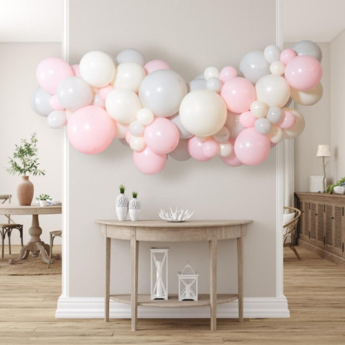 Набор 60 шаров для облачка Нежные тона Розовый Набор 60 шаров для облачка Нежные тона Розовый