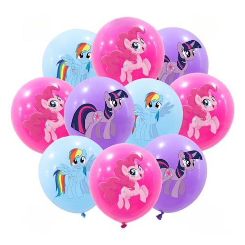 Шары латекс 12″ 30 см с рисунком My Little Pony Ассорти Упаковка 10 шт Шары латекс 12″ 30 см с рисунком My Little Pony Ассорти Упаковка 10 шт