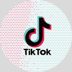 Тарелки праздничные бумажные одноразовые Tик Ток 18 см 5 шт Белый