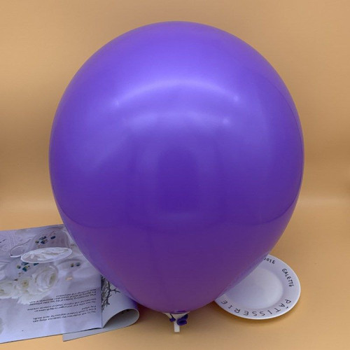 Шары латекс 10" 25 см Пастель фиолетовый Упаковка 5 штук Шары латекс 10" 25 см Пастель фиолетовый Упаковка 5 штук
