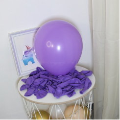 Шары латекс 12" 30 см Пастель фиолетовый Упаковка 5 штук