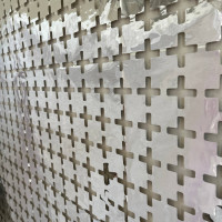 Фольгированная шторка для фотозон 1 на 2 метра мелкие квадраты Металлик Серебро
